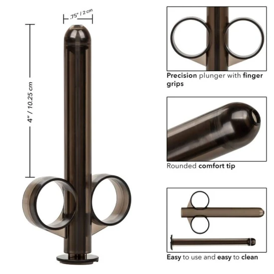 Tub tip dozator XL pentru lubrifiant, Negru