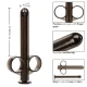 Tub tip dozator XL pentru lubrifiant, Negru