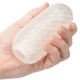 Stroker Reversibil cu Textură - Stimulare Unică, Crem, Mărime Unică.