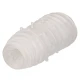 Stroker Reversibil cu Textură - Stimulare Unică, Crem, Mărime Unică.