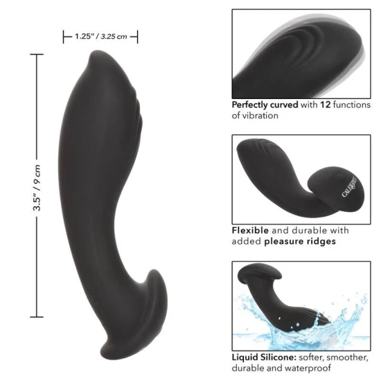 Sondă anală din silicon lichid flexibil, model Eclipse