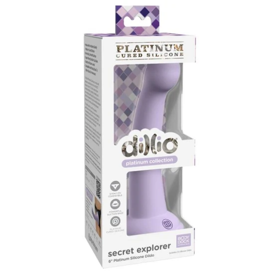 Vibrator Secret Explorer - Violet, 15,24 cm.