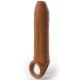 Manșon neprelucrat 17,78 cm cu curea, caramel