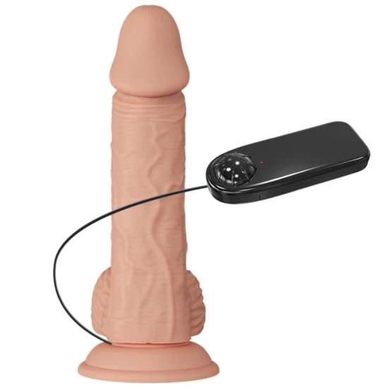 Vibrator Catoblepas - Vibrații intense, Natural, 20.6 cm.