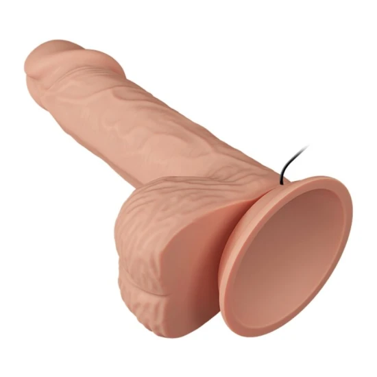 Vibrator Catoblepas - Vibrații intense, Natural, 20.6 cm.