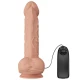 Dildo Realistic - Vibrație 26 cm, Natural, Mărime Unică