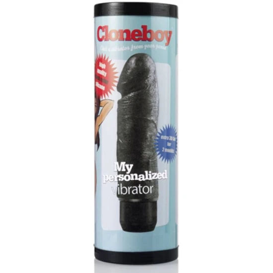 Kit penis cloner cu vibrații, Negru