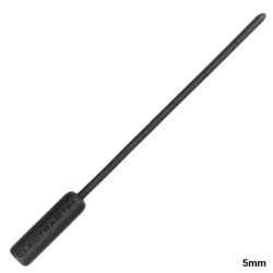 Sondă electro-uretral flexibilă din silicon, 5 mm, Negru