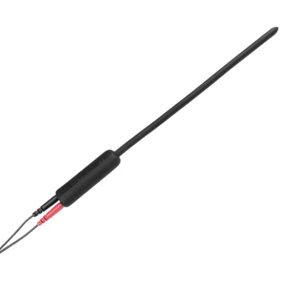 Flexibil electro-sex uretral, silicon, 7 mm, Negru