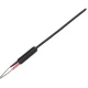 Flexibil electro-sex uretral, silicon, 7 mm, Negru