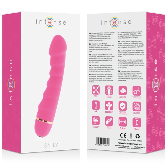 Vibrator din silicon medical roz, 20 moduri, flexibil
