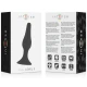 Plug anal Anal Level 3 - Silikon medical, Negru, 12.5 cm.