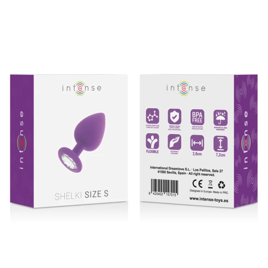 Plug Anal Shelki S - Lilac