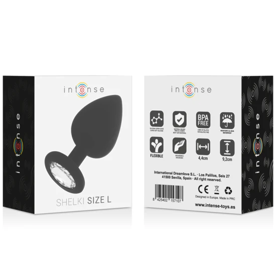 Plug anal SHELKI L - Negru