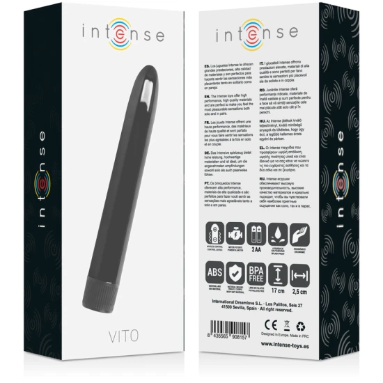 VITO - Vibrator Model INTENSE, Negru
