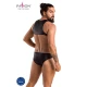 Body sexy Adam - Decupat, Negru, S/M