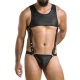 Body sexy Adam - Decupat, Negru, S/M