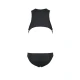 Body sexy Adam - Decupat, Negru, S/M