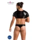 Set Peter - Decupat, Negru, L/XL