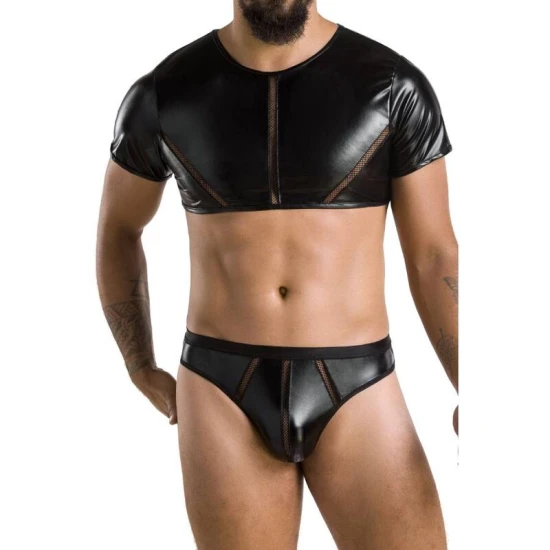 Set Peter - Decupat, Negru, L/XL