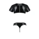 Set Peter - Decupat, Negru, L/XL