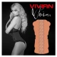 JAMYJOB Signature - Masturbator tip vagină, TPR, Negru