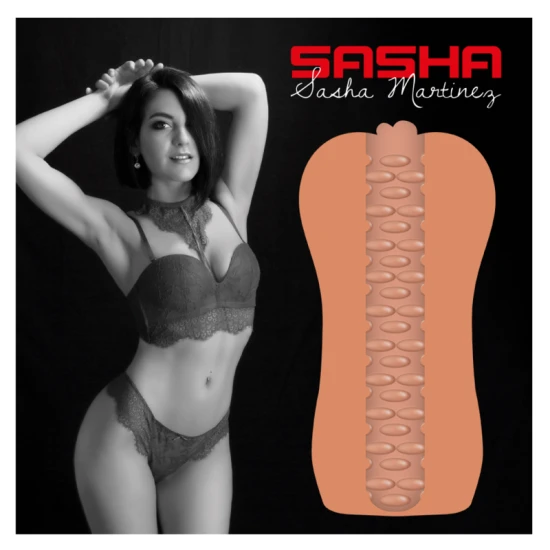 Masturbator Sasha - Jamyjob Signature, Alb, Unică Mărime