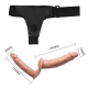 DILDO DUBLU CU HAM, Culoare carne