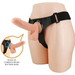 Ham Briefs Universal, Cu Dildo Tom 20 Cm, Bej