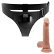 Ham strap-on cu dildo Kevin - 19 cm, Natural, Universal.