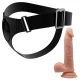 Ham strap-on cu dildo Kevin - 19 cm, Natural, Universal.