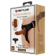 Ham strap-on cu dildo Michael - 20 cm, Negru, Universal.