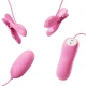 Cleste Vibrator Pretty Love - Electroșoc Roz, Mărime Ajustabilă