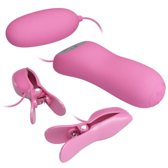 Cleste Vibrator Pretty Love - Electroșoc Roz, Mărime Ajustabilă