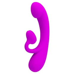 Vibrator clitorial tip iepure, silicon, Roz