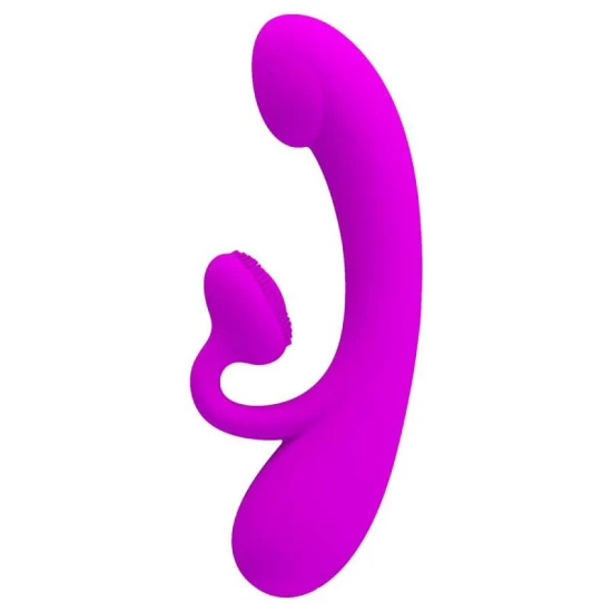 Vibrator clitorial tip iepure, silicon, Roz
