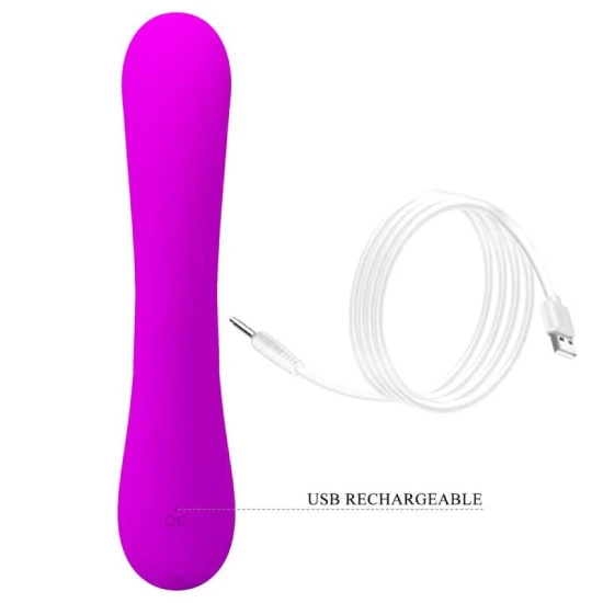 Vibrator clitorial tip iepure, silicon, Roz