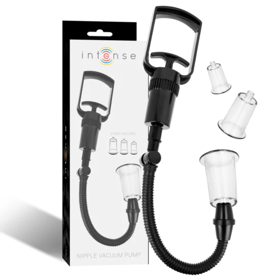 INTENSE - Pompa pentru supt mamelon unisex, Negru