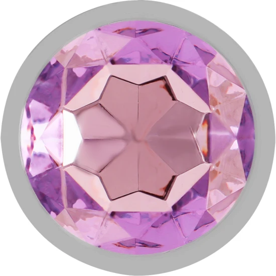 Plug anal cu cristal violet - Metal, Violet, Mărime S