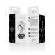 Plug anal cu cristal negru - Metal, Negru, Mărime S