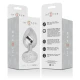 INTENSE - Plug Anal din Aluminiu, Metal, Argintiu, Cristal Argintiu, Mărimea L