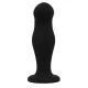 Plug anal premium din silicon, Negru