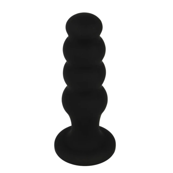 Black & Silver - Scott Premium - Dop anal din silicon, Negru
