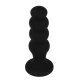 Black & Silver - Scott Premium - Dop anal din silicon, Negru