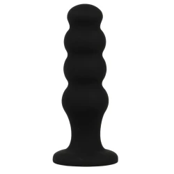 Black & Silver - Scott Premium - Dop anal din silicon, Negru