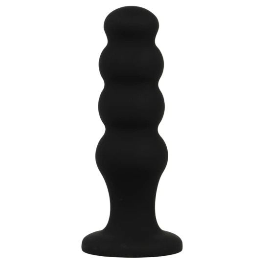 Black & Silver - Scott Premium - Dop anal din silicon, Negru