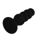 Black & Silver - Scott Premium - Dop anal din silicon, Negru