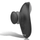 Vibrator siliconic reîncărcabil pentru chiloți, Negru & Argintiu