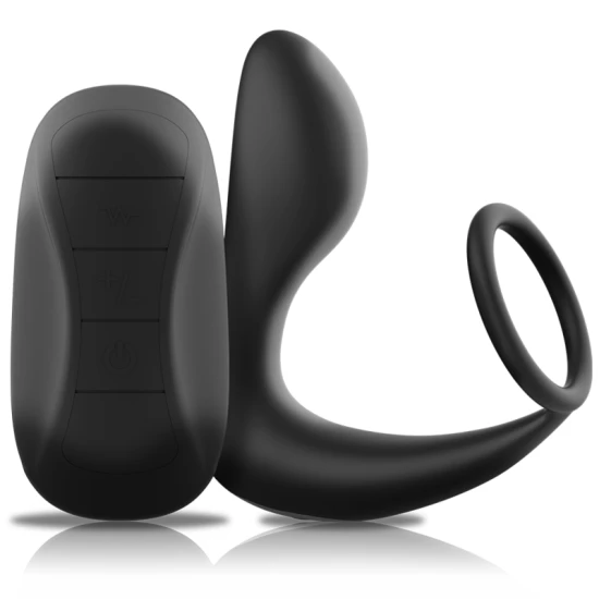Black & Silver - Masaj Anal cu Telecomandă Tip Produs Model, Negru