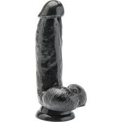 Dildo 12 cm cu bule negru